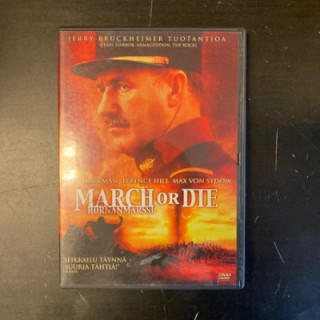 Hornanmarssi DVD (VG/M-) -sota/draama-