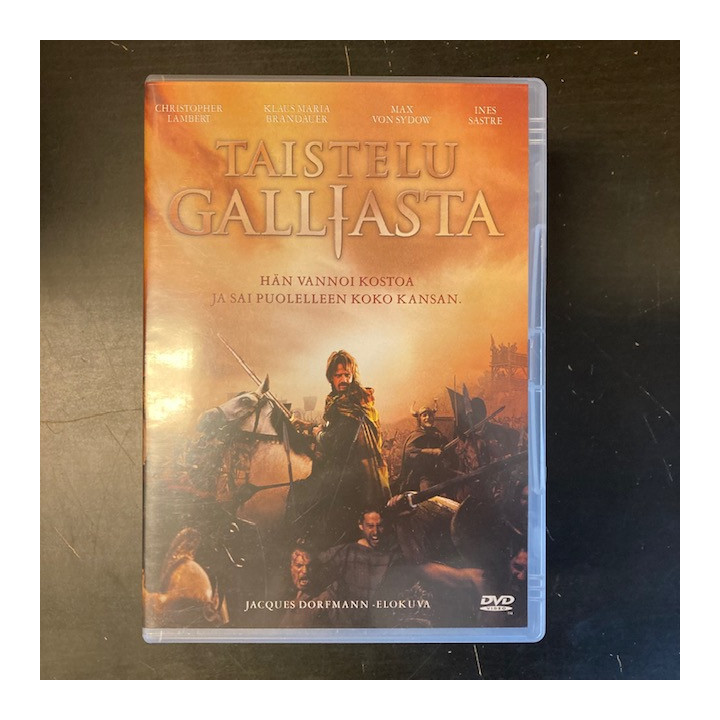 Taistelu Galliasta DVD (VG+/M-) -seikkailu/draama-