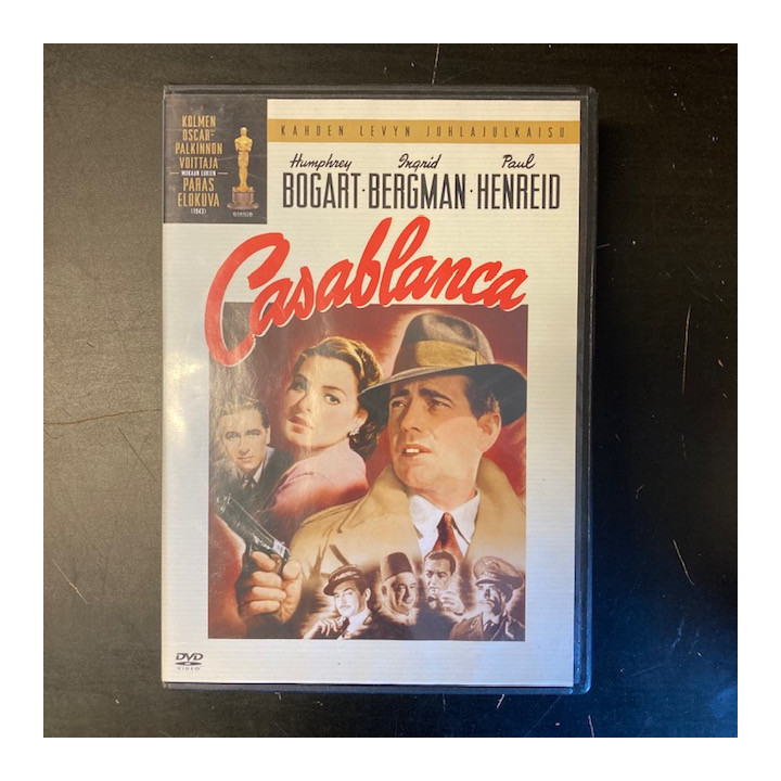 Casablanca (juhlajulkaisu) 2DVD (M-/M-) -draama-