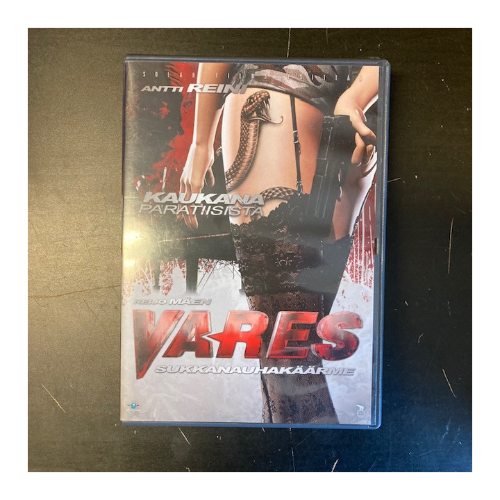 Vares - Sukkanauhakäärme DVD (M-/M-) -toiminta-