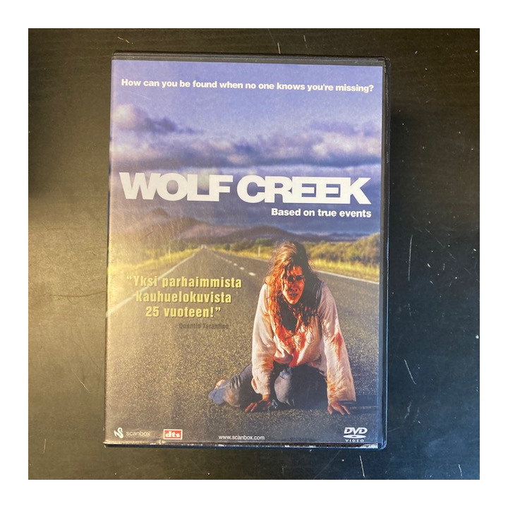 Wolf Creek DVD (VG+/M-) -kauhu-