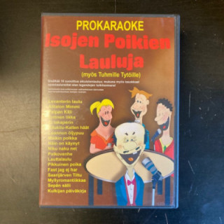 Isojen poikien lauluja (prokaraoke) DVD (M-/VG+) -karaoke-