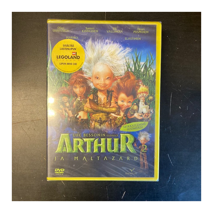 Arthur ja Maltazard DVD (avaamaton) -animaatio-