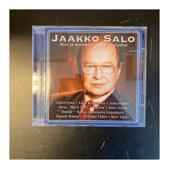 Jaakko Salo - Mies ja musiikki (40 toivelaulua) 2CD (VG+/M-) -iskelmä-