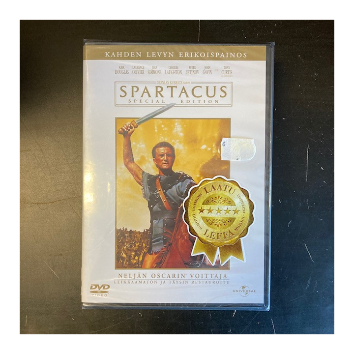 Spartacus (erikoispainos) 2DVD (avaamaton) -seikkailu-