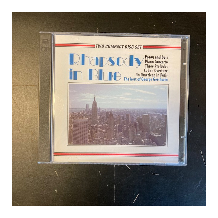 Gershwin - Rhapsody In Blue (The Best Of) 2CD (VG+-M-/M-) -klassinen-