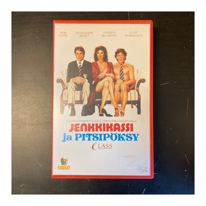 Jenkkikassi ja pitsipöksy VHS (VG+/M-) -komedia-