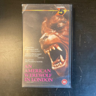 American Werewolf In London VHS (VG+/VG+) -kauhu- (ei suomenkielistä tekstitystä)