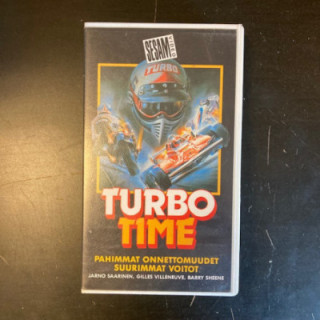 Turbo Time (pahimmat onnettomuudet, suurimmat voitot) VHS (VG+/M-) -dokumentti-