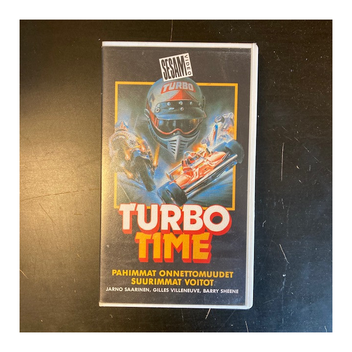 Turbo Time (pahimmat onnettomuudet, suurimmat voitot) VHS (VG+/M-) -dokumentti-