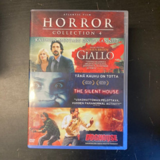 Horror Collection 4 (Giallo / The Silent House / Doghouse) 3DVD (VG+-M-/M-) -kauhu-