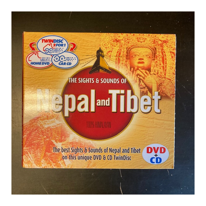 V/A - Sights And Sounds Of Nepal And Tibet CD+DVD (VG-VG+/VG+)