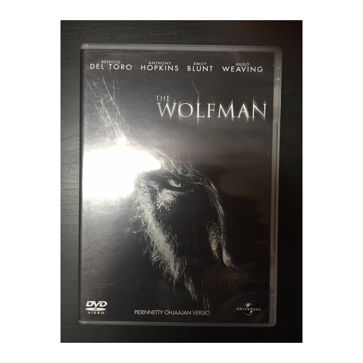 Wolfman (pidennetty ohjaajan versio) DVD (VG+/M-) -kauhu-