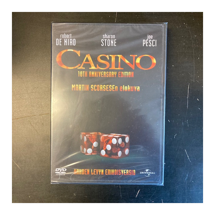 Casino (10th anniversary edition) 2DVD (avaamaton) -draama-