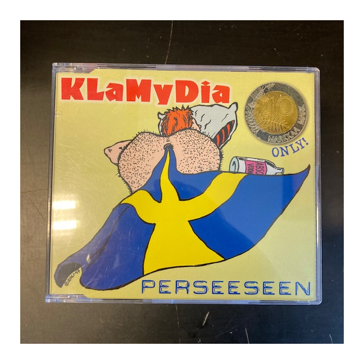 Klamydia - Perseeseen CDS (M-/M-) -punk rock-