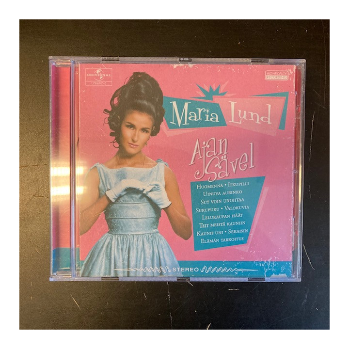 Maria Lund - Ajan sävel CD (M-/M-) -iskelmä-