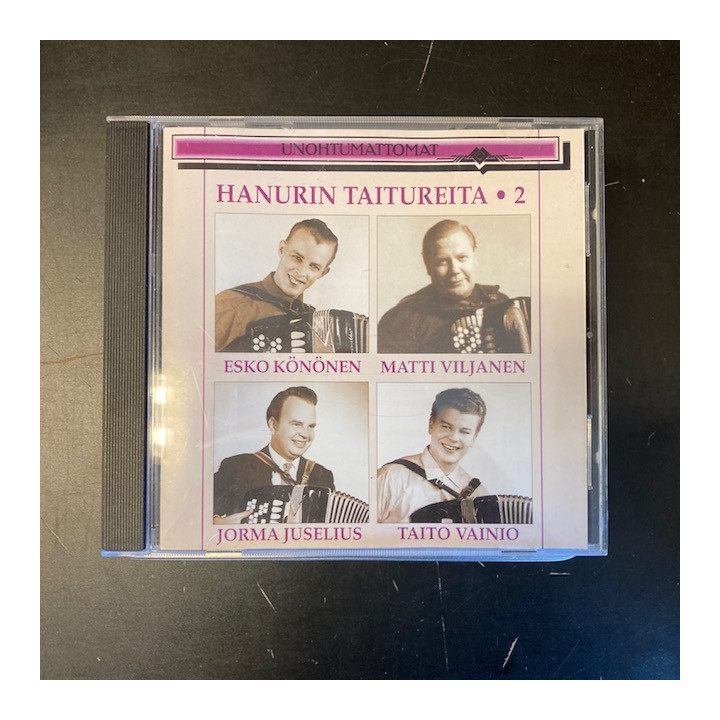 V/A - Hanurin taitureita 2 (Unohtumattomat) CD (VG/M-)