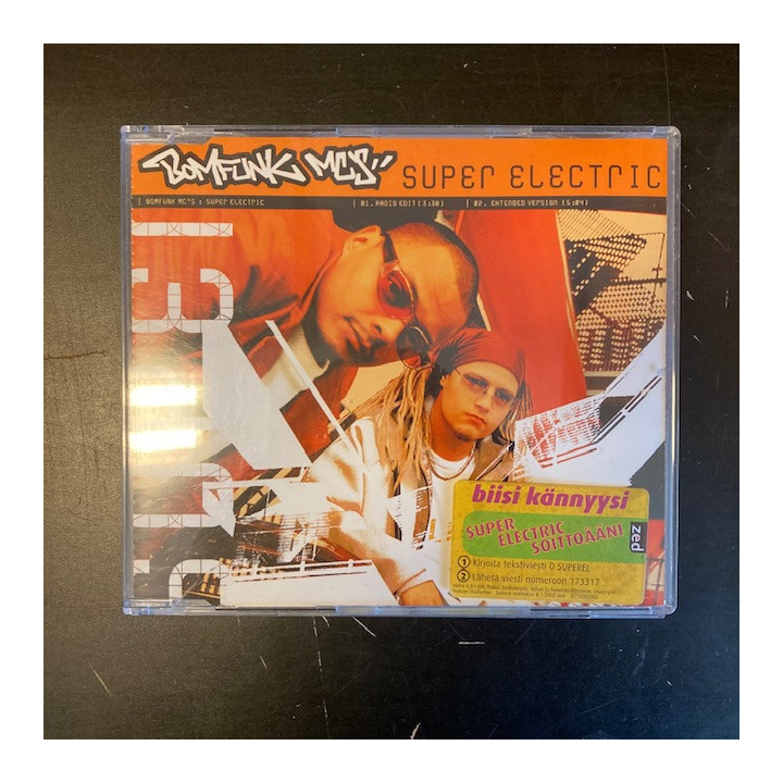 Bomfunk MC's - Super Electric CDS (VG+/M-) -breakbeat hip hop-