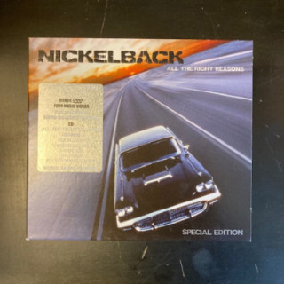 Nickelback - All The Right Reasons (special edition) CD+DVD (M-/M-) -post-grunge-