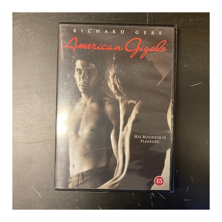 American Gigolo DVD (VG+/M-) -draama-