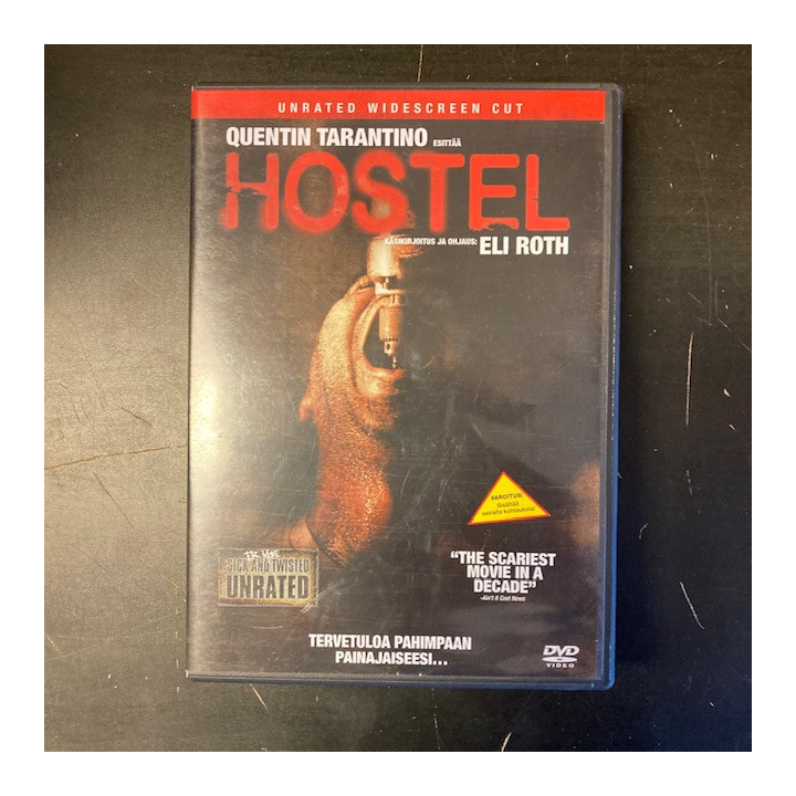 Hostel DVD (VG+/M-) -kauhu-