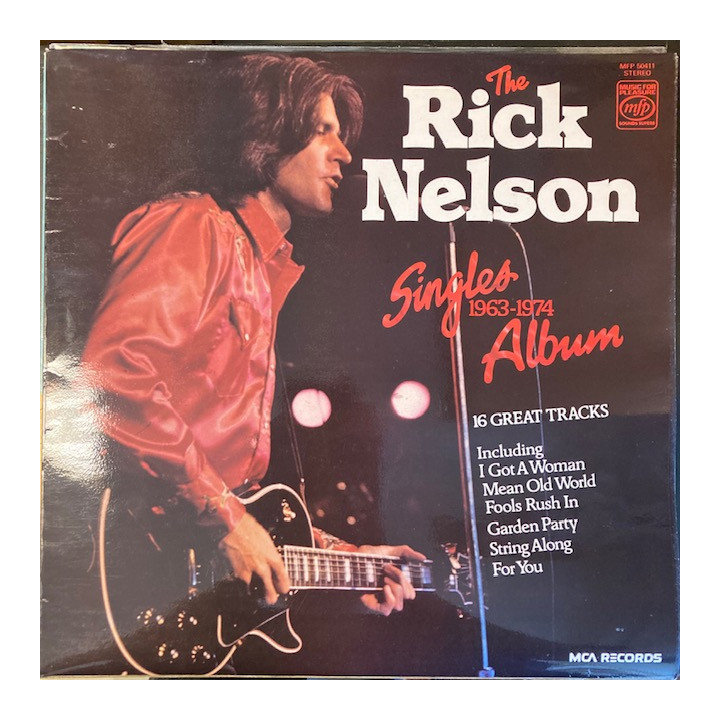 Rick Nelson - The Rick Nelson Singles Album 1963-1974 LP (M-/VG+) -rock n roll-