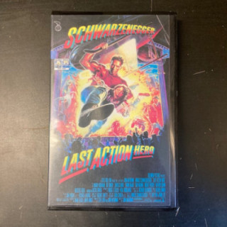 Last Action Hero VHS (VG+/M-) -toiminta/komedia-