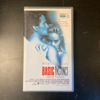 Basic Instinct - vaiston varassa VHS (VG+/M-) -jännitys-