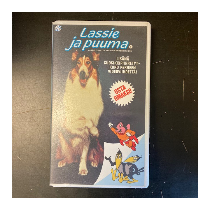 Lassie ja puuma VHS (VG+/M-) -seikkailu/draama-