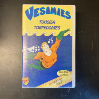 Vesimies - tuhoisa torpedomies VHS (VG+/M-) -animaatio-