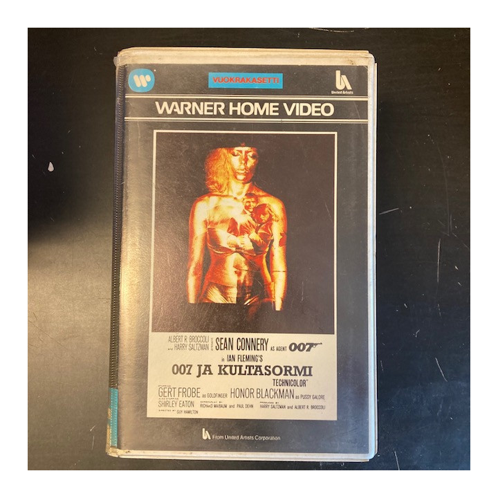 007 ja Kultasormi VHS (VG+/VG+) -toiminta-