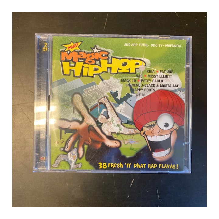 V/A - Phat! Magic Hip Hop (38 Fresh 'N' Phat Rap Flavas!) 2CD (VG/VG)