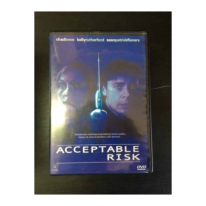 Acceptable Risk DVD (VG+/M-) -jännitys-