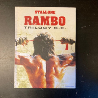 Rambo Trilogy S.E. 3DVD (VG+-M-/M-) -toiminta-