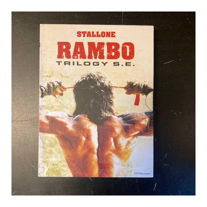 Rambo Trilogy S.E. 3DVD (VG+-M-/M-) -toiminta-