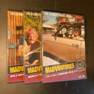 Madventures - Kausi 1 3DVD (VG+-M-/M-) -tv-sarja-