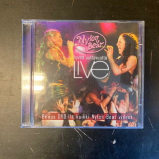 Nylon Beat - Hyvää uuttavuotta live CD+DVD (VG+/M-) -pop rock-