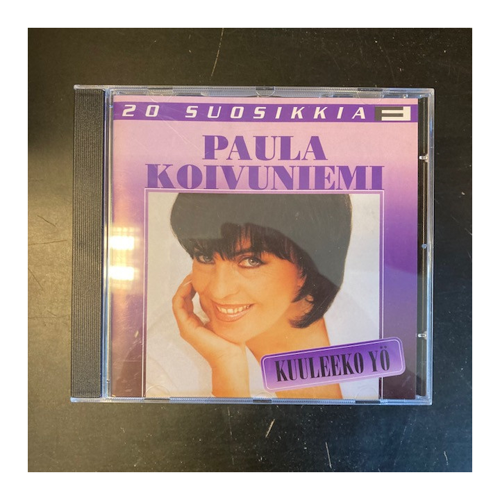 Paula Koivuniemi - 20 suosikkia CD (VG+/VG+) -iskelmä-