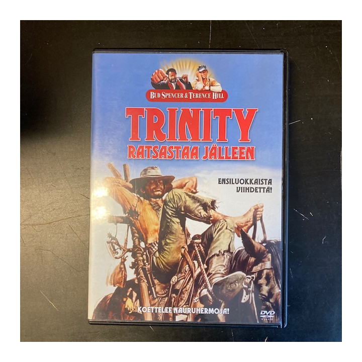 Trinity ratsastaa jälleen DVD (M-/M-) -western/komedia-