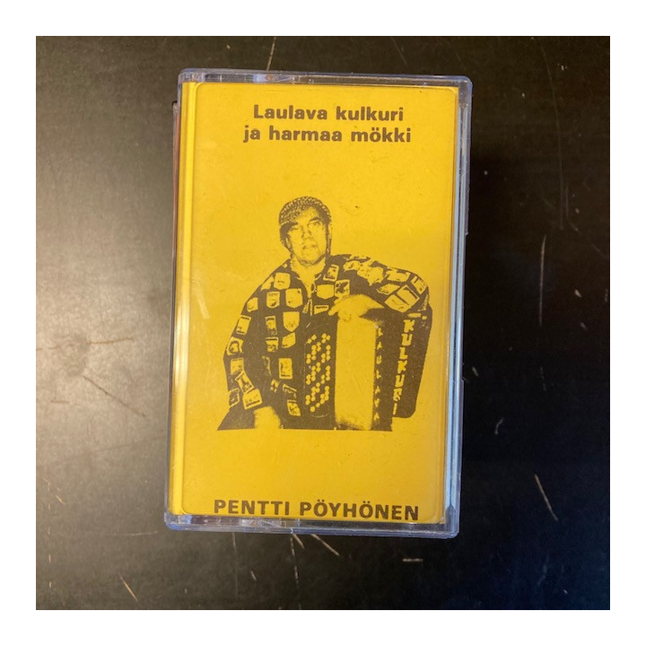 Pentti Pöyhönen - Laulava kulkuri ja harmaa mökki C-kasetti (VG+/M-) -iskelmä-