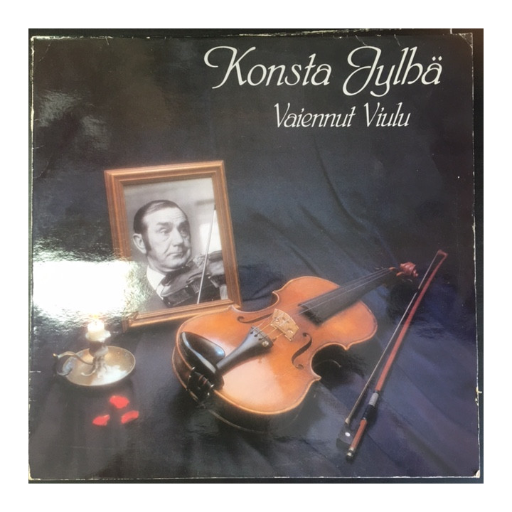 Konsta Jylhä - Vaiennut viulu LP (VG+-M-/VG+) -iskelmä-