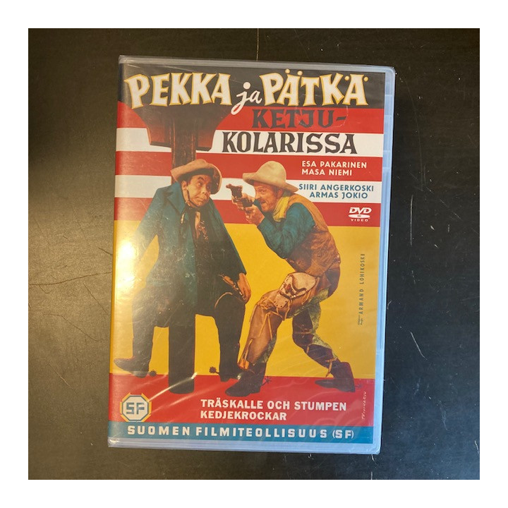 Pekka ja Pätkä ketjukolarissa DVD (avaamaton) -komedia-