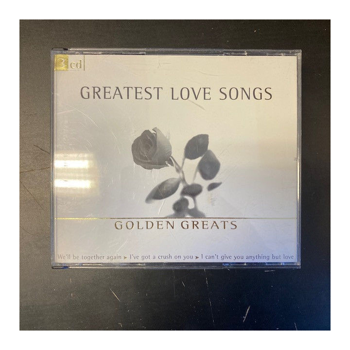 V/A - Greatest Love Songs (Golden Greats) 3CD (VG+-M-/M-)