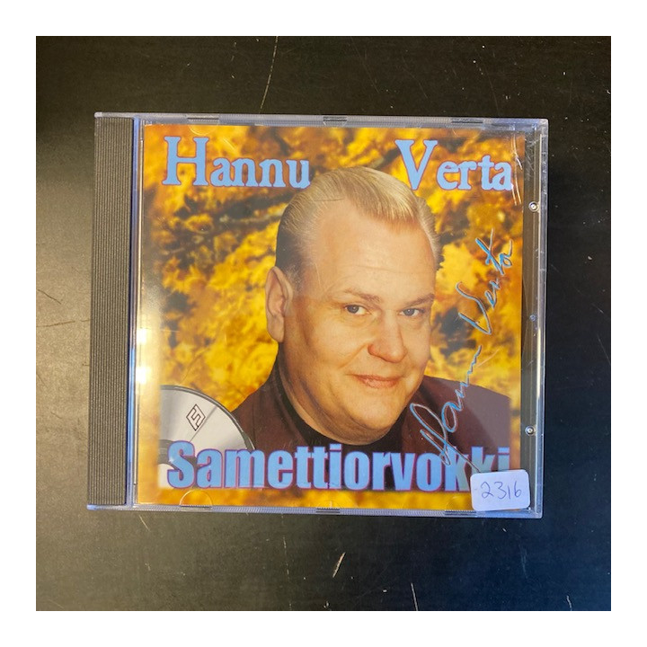 Hannu Verta - Samettiorvokki CD (M-/M-) -iskelmä-