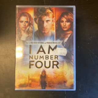 I Am Number Four DVD (avaamaton) -toiminta/sci-fi-