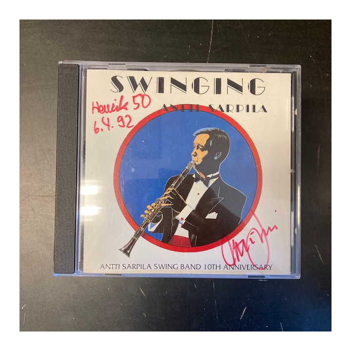 Antti Sarpila Swing Band - Swinging Antti Sarpila CD (M-/VG+) -swing-