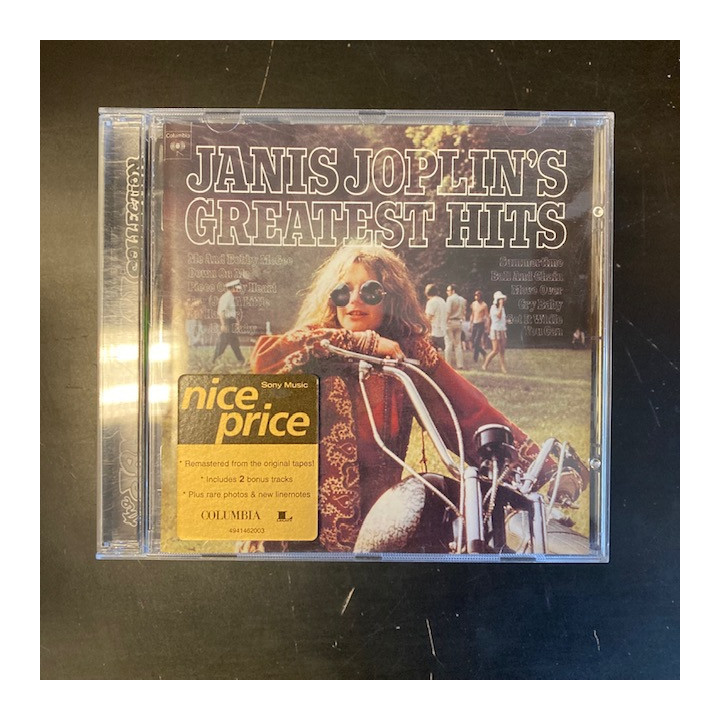 Janis Joplin - Janis Joplin's Greatest Hits (remastered) CD (VG+/VG+) -psychedelic blues rock-