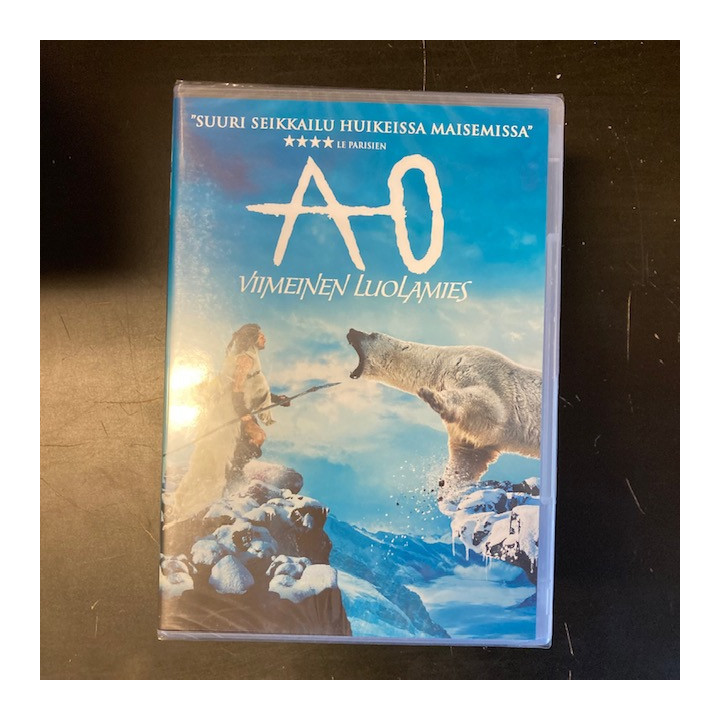 Ao - viimeinen luolamies DVD (avaamaton) -seikkailu-