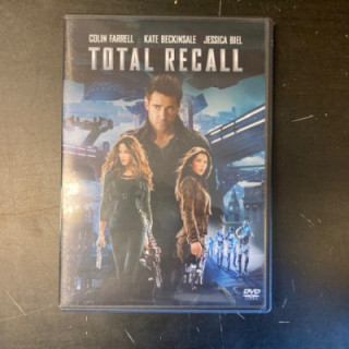 Total Recall (2012) DVD (VG+/M-) -toiminta/sci-fi-