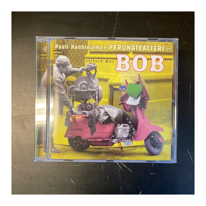 Pauli Hanhiniemen Perunateatteri - Appelle-moi Bob CD (M-/M-) -pop rock-